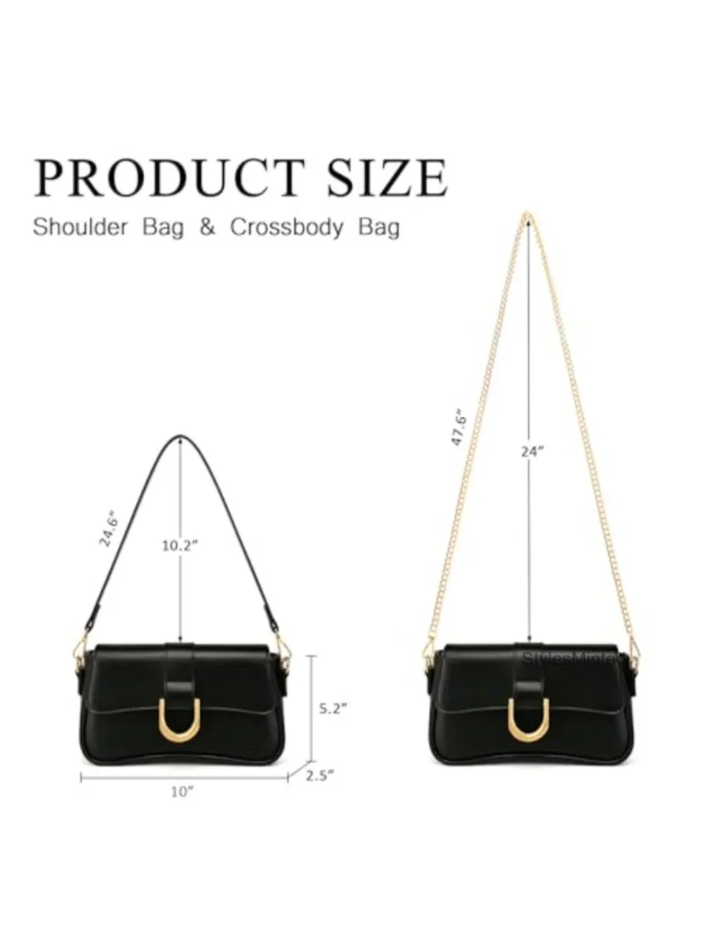 Small Vegan Leather Hobo Bag with Removable Strap, Cute Underarm Clutch